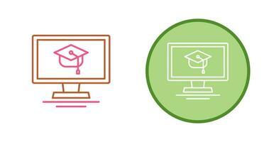 Online Course Vector Icon