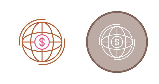 icono de vector de globo