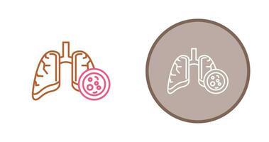 Lung Cancer Vector Icon