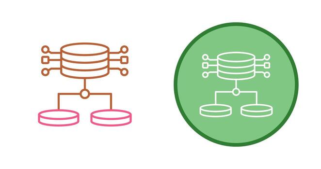 Structured Data Vector Icon