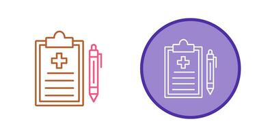 Medical Record Vector Icon