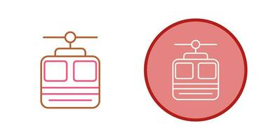 Cable car Vector Icon