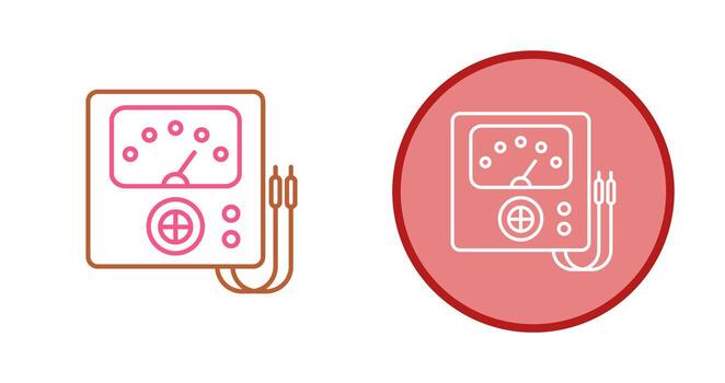 Voltmeter Vector Icon