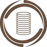 Stack of Coins Vector Icon