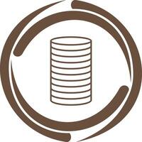 Stack of Coins Vector Icon