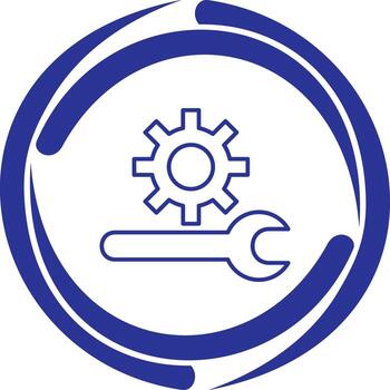 Unique Technical Support Vector Icon