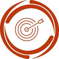 Unique Dartboard Vector Icon