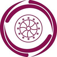 Unique Optical Diaphram Vector Icon