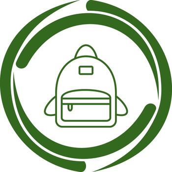 icono de vector de paquete de bolsa