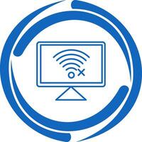 Disconnected Network Vector Icon