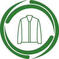 icono de vector de chaqueta