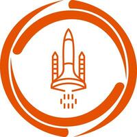 Space Shuttle Vector Icon