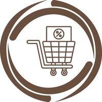 Shopping Tax Vector Icon