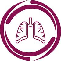 Lungs Vector Icon