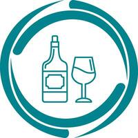 icono de vector de vino