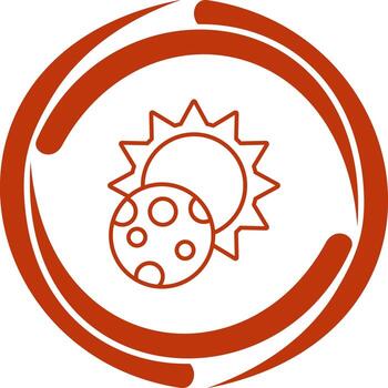 Eclipse Vector Icon