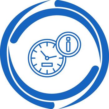 icono de vector de reloj