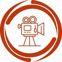 Movie camera Vector Icon