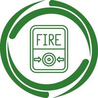 Fire Button Vector Icon