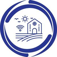 Smart Farm Vector Icon