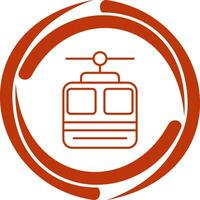 Cable car Vector Icon