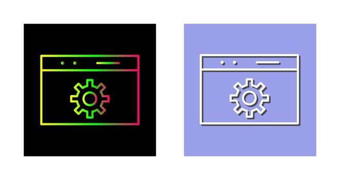 Unique Web Optimization Vector Icon