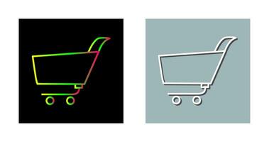 Unique Shopping Cart Vector Icon