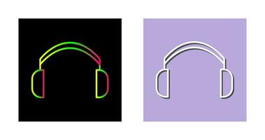 icono de vector de auriculares