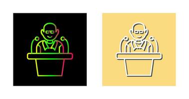 Unique Lecture Vector Icon