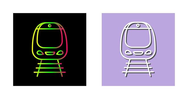 icono de vector de tren