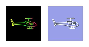 icono de vector de helicóptero