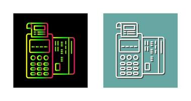 Pos Terminal Vector Icon