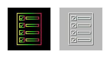 icono de vector de papeleta de llenado