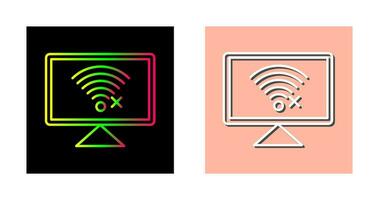 Disconnected Network Vector Icon