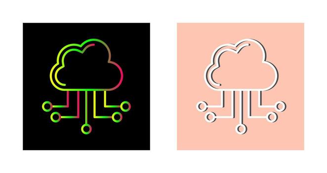 Cloud Computing Vector Icon