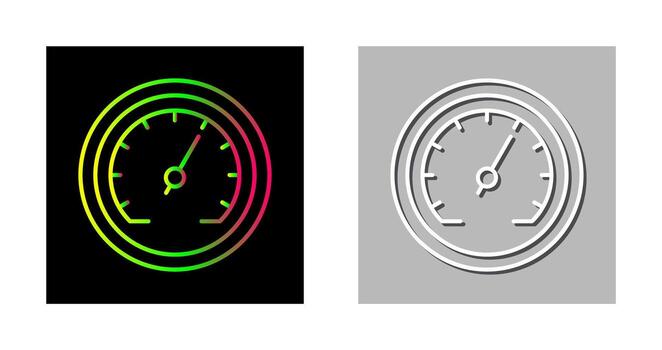 icono de vector de velocímetro