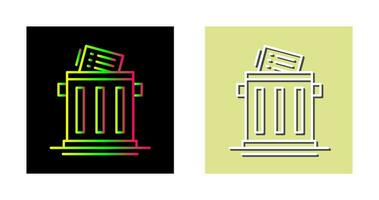 Trash List Vector Icon