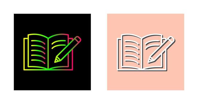 escribir icono vectorial vector