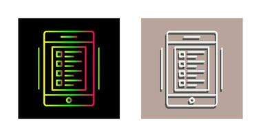 icono de vector de prueba en línea