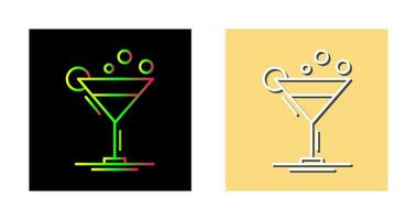 icono de vector de coctel