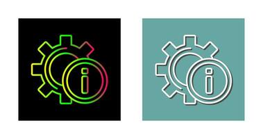 icono de vector de configuración