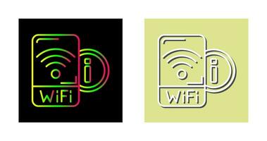 icono de vector de señal wifi