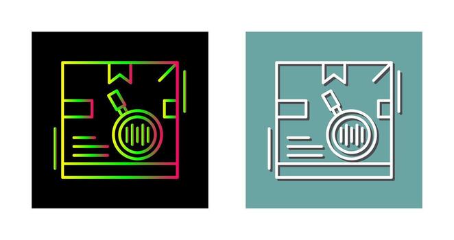 icono de vector de código de seguimiento