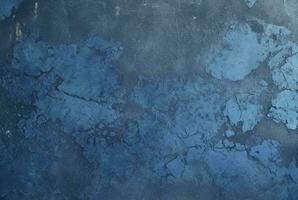 abstract blue texture cement concrete wall background. generative ai photo