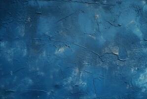 abstract blue texture cement concrete wall background. generative ai photo