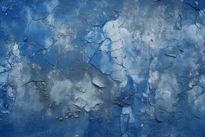 resumen azul textura cemento hormigón pared antecedentes. generativo ai foto