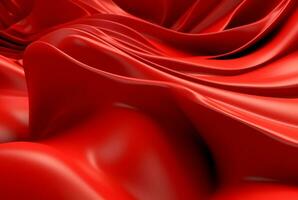 red abstract background. generative ai photo