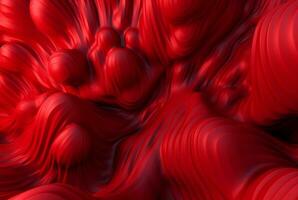 red abstract background. generative ai photo