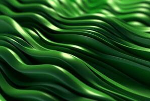 green abstract background. generative ai photo