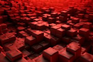 red abstract background. generative ai photo